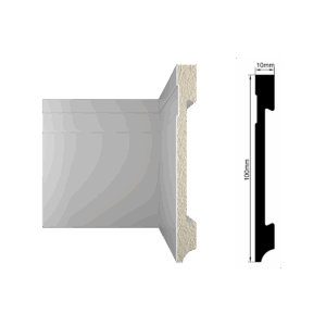 Rodapé Frisado 10cm